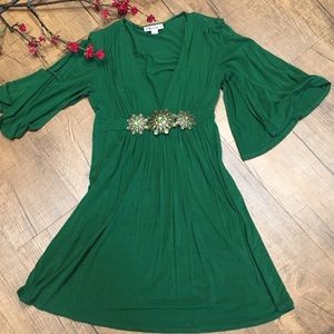 Vibrant green tunic